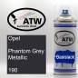 Preview: Opel, Phantom Grey Metallic, 190: 400ml Sprühdose, von ATW Autoteile West.